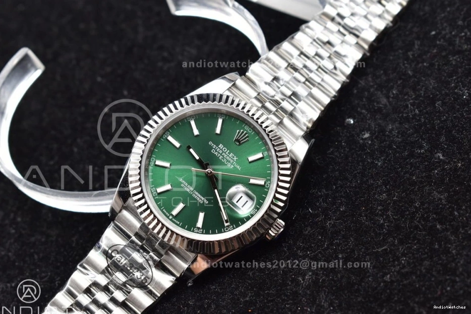 41 ComfortFit Best DateJust Green 1:1 904L Steel SA Dial Edition 126334 635 DIWF on Jubilee Sundust Bracelet 0731